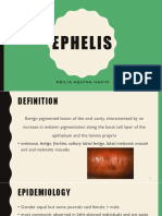 Ephelis, Smoker's Melanosis, Hiperpigmentasi Ec Obat