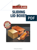 Sliding Lid Boxes