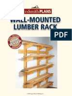 Wall-Mounted Lumber Rack