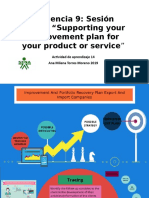 Evidencia 9 Sesión Virtual Supporting Your Improvement Plan For Your Product or Service