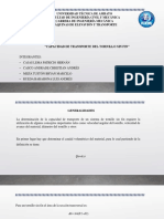 Capacidad de transporte del tornillo sin fin