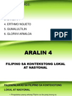 Aralin 4 Filipino