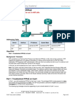 3.2.2.8 Lab Troubleshoot PPPoE