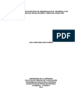 La Lúdica Como Estrategia de Aprendizaje en El Desarrollo de Habilidades Del Ingles en Niños y Niñas Del Grado PBP PDF