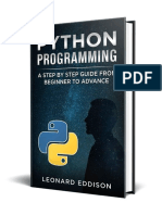 Python Programming - A Step by Step Guide