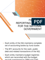 Financial Reporting System For The National Government