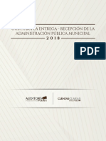 1 Guía para La Entrega - Recepción de La Administración Pública Municipal 2018