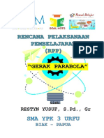 RPP STEM - Gerak Parabola (Restyn Yusuf)