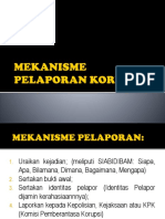 Mekanisme Pelaporan Korupsi