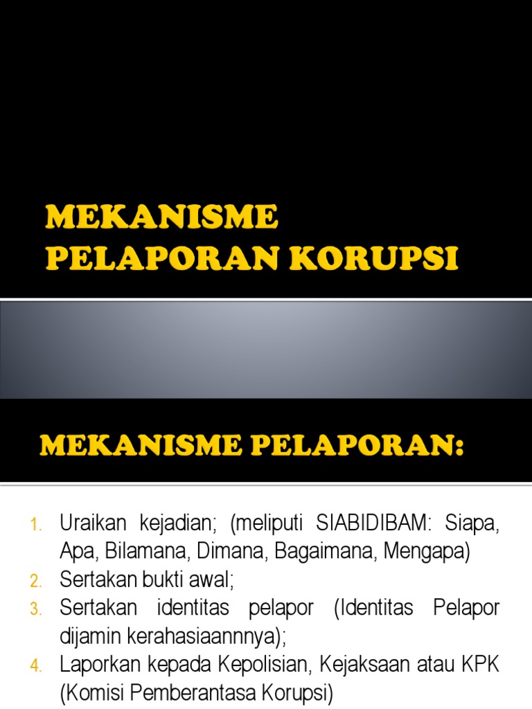 Laporkan Korupsi di Desa Kuripan Kidul dengan Mudah dan Aman