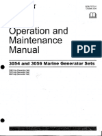 3054 & 3056 Marine Generator Sets - Operation and Maintenance Manual