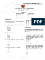 Bank Soal Matematika Edit