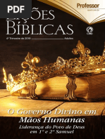 Revista EBD - 4° Trimestre / O governo divino em mãos humanas