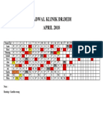 Jadwal April 2019