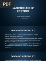 Radiographic Testing Report