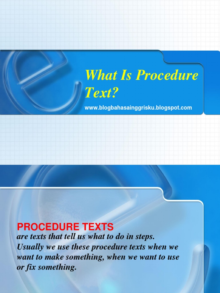 What Is Procedure Text | PDF | Hamburgers | Linguistics