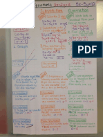 Systems of Equations Reference Sheet