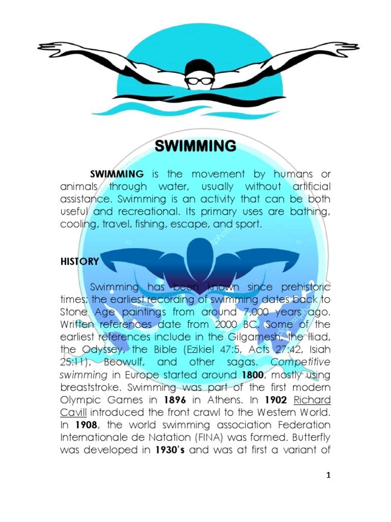 Everything You Need to Know About Swimming PDF Swimming (Sport