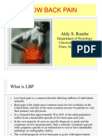 Low Back Pain: Aldy S. Rambe