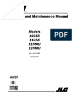 Service and Maintenance Manual: Models 100SX 110SX 110SXJ 120SXJ