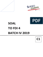 Soal Tofdi4 Batch Iv 2019 C1