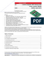 Maxon Motor Control 1-Q-EC Amplifier DEC Module 50/5 Order Number 380200 Operating Instructions Edition April 2015