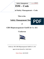 ISM - Code: Safety Management Manual