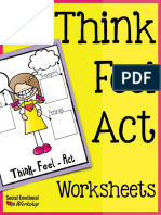 Think Feel Act Worksheets