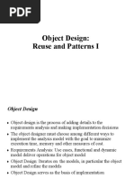 Object Design: Reuse and Patterns I