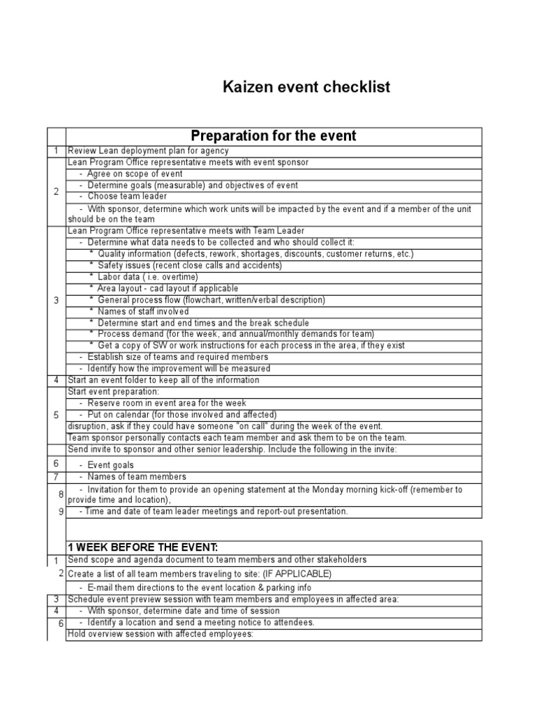 Kaizen Excel | PDF | Time | Brainstorming