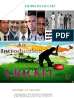 Presentation on Cricket 