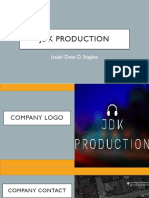 JDK Production: Isaiah Dave D. Staples