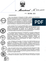 RM N° 0159-2008 - Expedición y Registro de Tíulos de los CETPRO