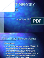 Direct Memory Access: Aryasree M D