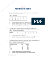 5950 Assignment 2 Univariate Statistics