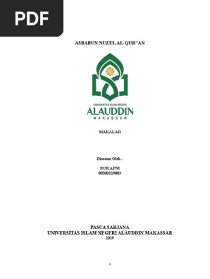 Makalah Asbabun Nuzul Doc