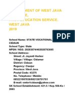 Government of West Java Province, Prov Education Service. West Java 2019