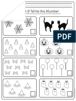 Halloween Worksheets Kindergarten PDF