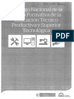 RVM N° 069-2015-MINEDU Catalogo Nacional Oferta Formativa de  CETPRO y IST