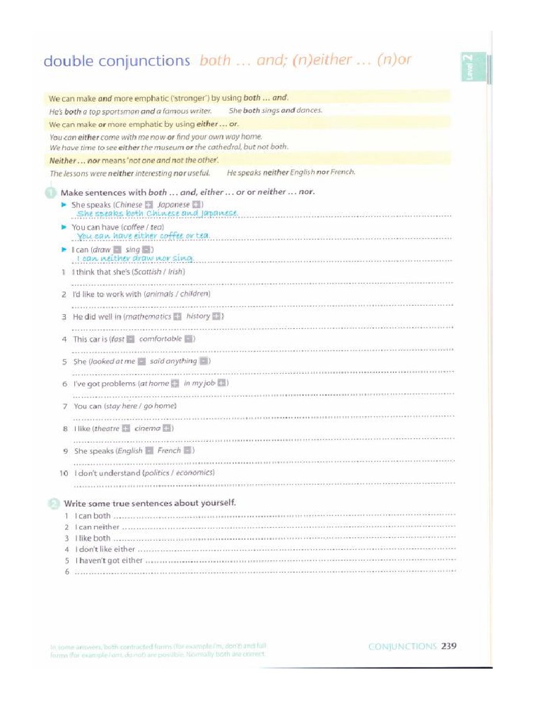 Conjunctions | PDF