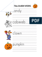 Words Halloween