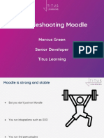 Troobleshooting Moodle