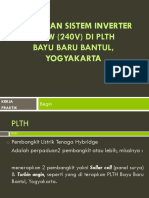 Penerapan System Inverter 15kw (240v) Di PLTH Bantul, 2018
