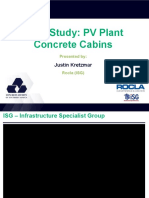 Case Study: PV Plant Concrete Cabins: Justin Kretzmar