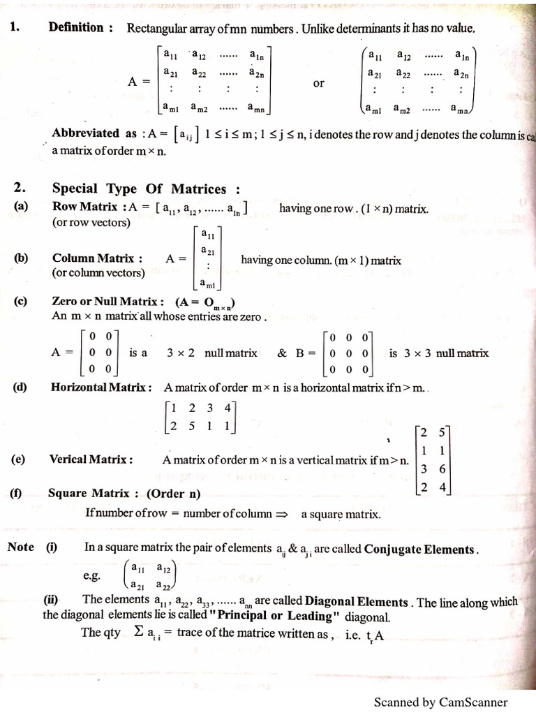 Matrices PDF | PDF