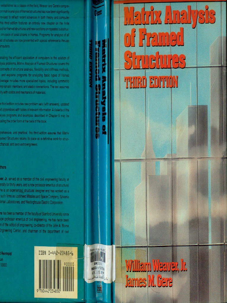 Matrix Analysis of Framed Structures Weaver and Gere PDF | PDF