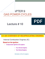 Gas Power Cycles: Lecture # 10
