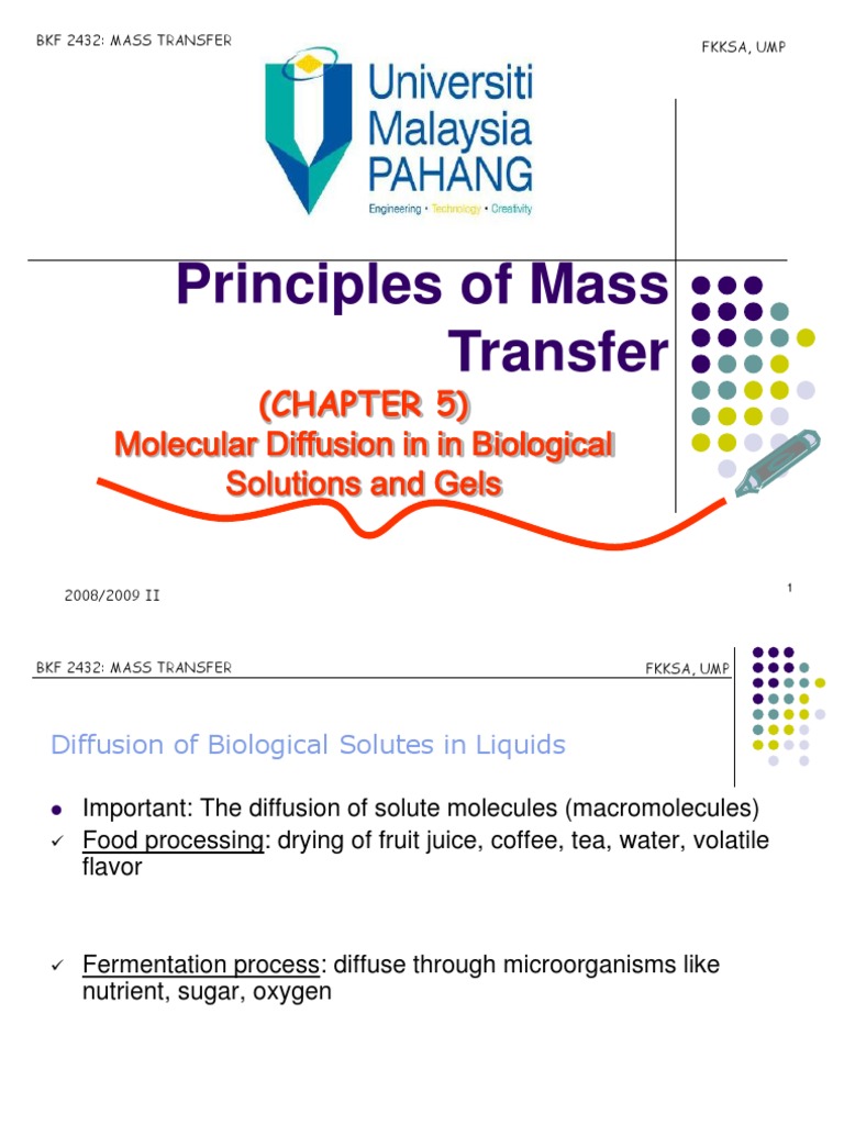 Molecular Diffusion in Biological Systems | PDF | Proteins | Solution