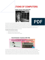 Generation Computers: Transistors Replace Tubes