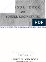 Harbour Dock and Tunnel Engineering by R Srinivasan